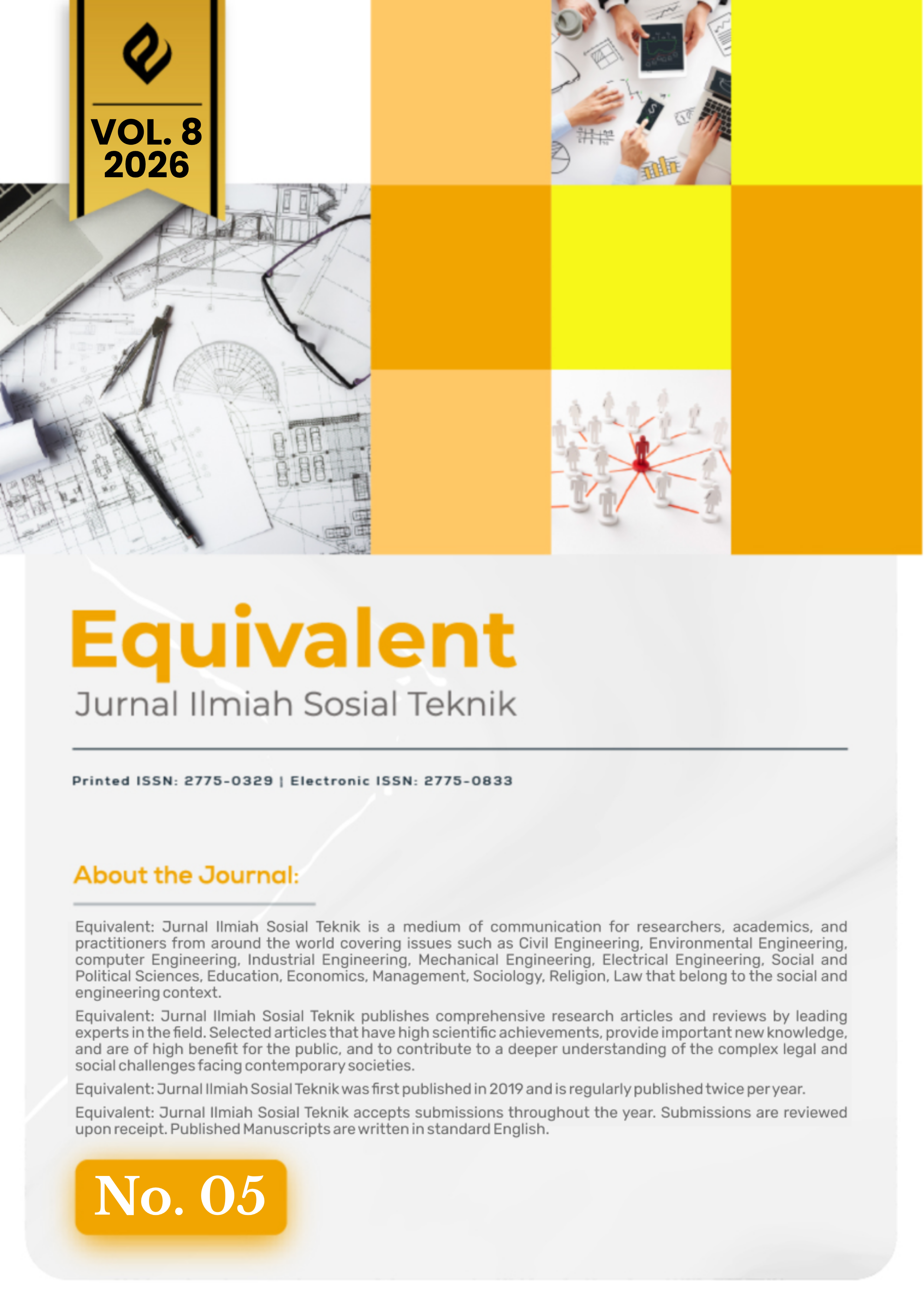 					View Vol. 8 No. 5 (2026): Equivalent: Jurnal Ilmiah Sosial Teknik
				